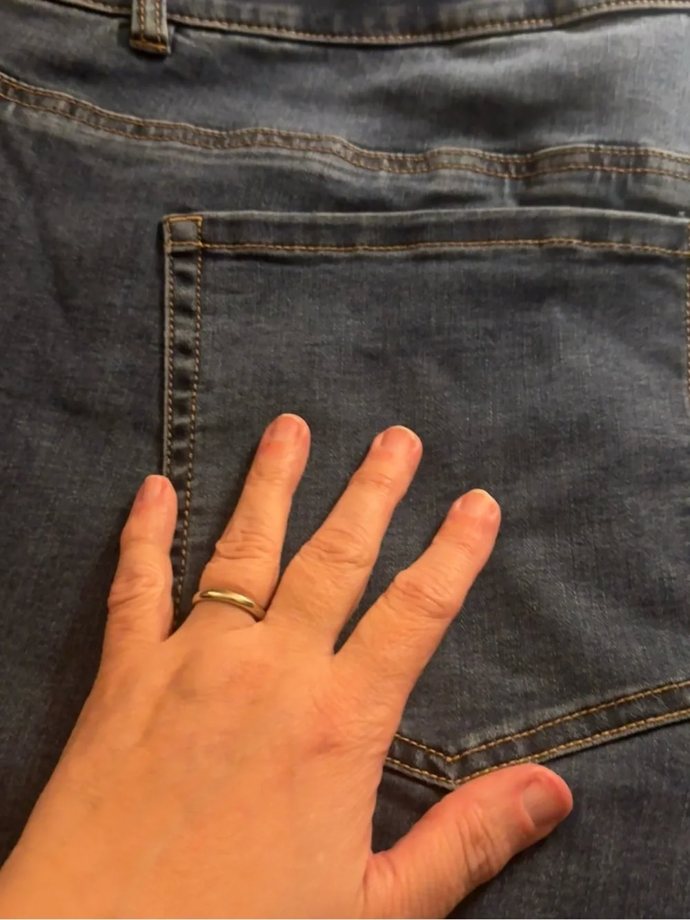 Lane Bryant Dark Blue Straight Leg Jeans
